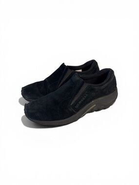 Merrell Jungle Moc Black Suede Slip On Shoes Men’s 9